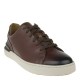 2000213002 Ανδρικό αθλητικό sneakers δετό δέρμα καφέ
