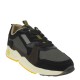 2000219501 Ανδρικό αθλητικό  sneakers δετό,μαύρο/καφέ
