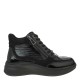 2000221401 Γυναικείο αθλητικό Sneakers δετό μαύρο