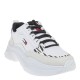 2000237101 Γυναικείο αθλητικό sneakers δετό λευκό/μαύρο