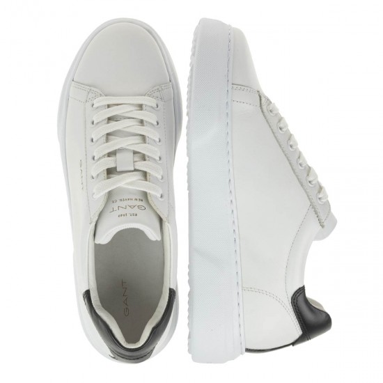 2000272001 Γυναικείο αθλητικό sneakers δετό λευκό/μαύρο