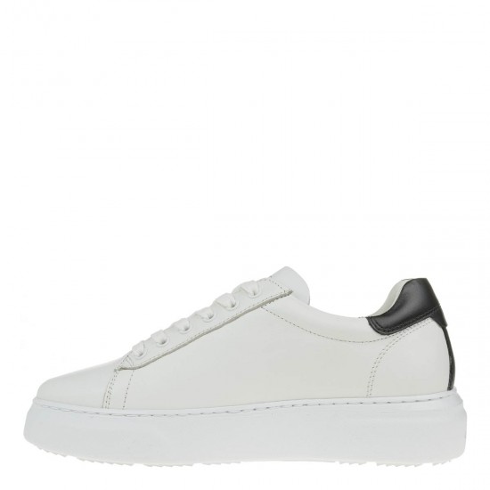 2000272001 Γυναικείο αθλητικό sneakers δετό λευκό/μαύρο