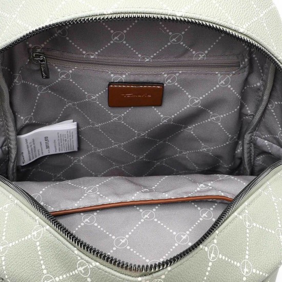 2000287501 Γυναικεία τσάντα πλάτης backpack λαδί/ταμπά