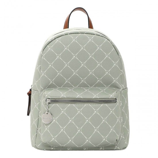 2000287501 Γυναικεία τσάντα πλάτης backpack λαδί/ταμπά
