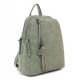 2000288701 Γυναικεία τσάντα πλάτης backpack πλεκτή λαδί/χακί