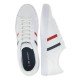 2000290601 Ανδρικό αθλητκό sneakers δετό λευκό/μπλέ/κόκκινο