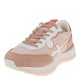 2000290901 Γυναικείο αθλητικό sneakers δετό ρόζ/σομόν