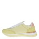 2000290902 Γυνακείο αθλητικό sneakers δετό λεμονί/λευκό