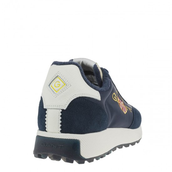 2000293701 Ανδρικό αθλητικό sneakers δετό μπλέ