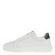2000295602 Ανδρικό αθλητικό sneakers δετό δέρμα λευκό