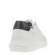 2000295602 Ανδρικό αθλητικό sneakers δετό δέρμα λευκό