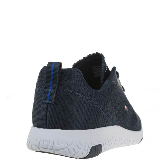 2000236902 Ανδρικό αθλητικό sneakers δετό μπλέ