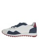 2000239401 Ανδρικό αθλητικό sneakers δετό λευκό/μπλέ
