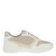 2000241802 Γυναικείο αθλητικό sneakers δετό μπέζ/πάγος