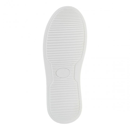 2000244201 Ανδρικό αθλητικό sneakers cazual δετό δέρμα μαύρο