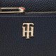 2000249202 Γυναικείο τσαντάκι μικρό χιαστή μπλέ/κόκκινο/λευκό