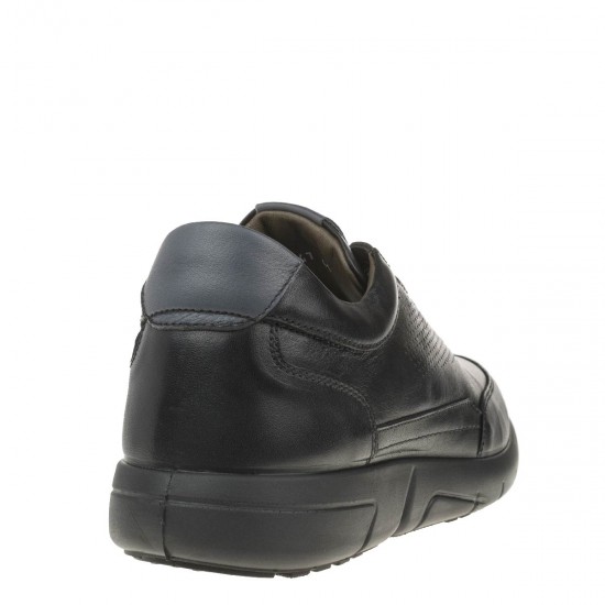 2000267801 Ανδρικό sport comfort δετό μαύρο