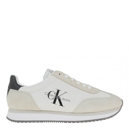 2000268201 Ανδρικό αθλητικό sneakers ck δετό πάγος/γκρί/μαύρο