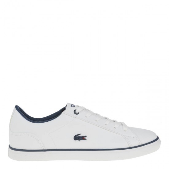 2000271701 Αθλητικό sneakers δετό λευκό/μπλέ