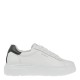 2000272001 Γυναικείο αθλητικό sneakers δετό λευκό/μαύρο