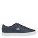 2000290501 Ανδρικό αθλητικό sneakers δέρμα δετό μπλέ