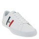 2000290601 Ανδρικό αθλητκό sneakers δετό λευκό/μπλέ/κόκκινο