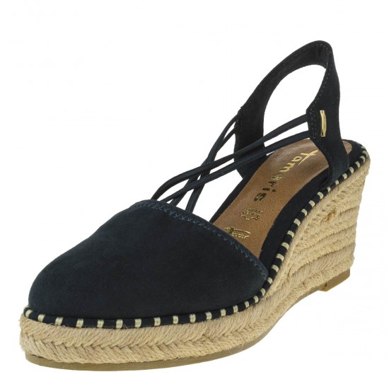 2000299101 Γυναικείο μεσαίο πέδιλο εσπαντρίγια καστόρι μπλέ