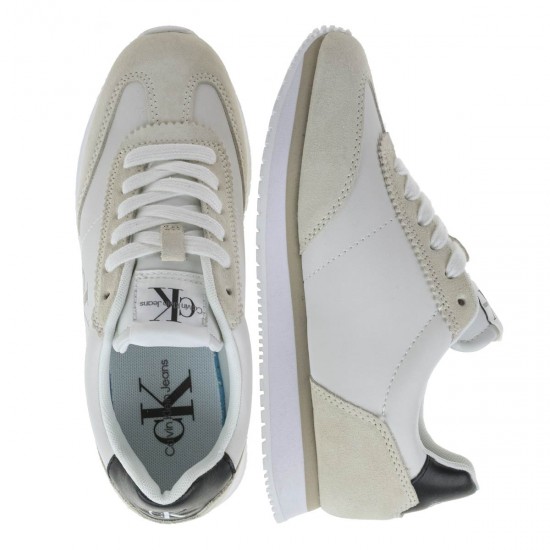 2000300701 Γυναικείο αθλητικό sneakers δετό πάγος/μαύρο