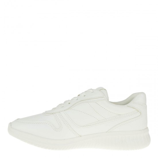 2000317002  Γυναικείο αθλητικό sneakers δετό λευκό