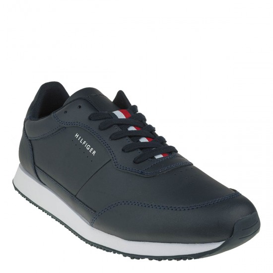 2000322701 Ανδρικό αθλητικό sneakers δετό μπλέ