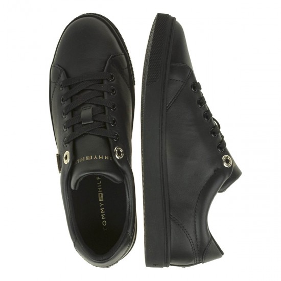 2000322801 Γυναικείο αθλητικό sneakers δετό μαύρο