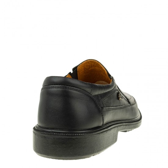 2000324301 Ανδρικό παντοφλέ sport comfort δέρμα μαύρο