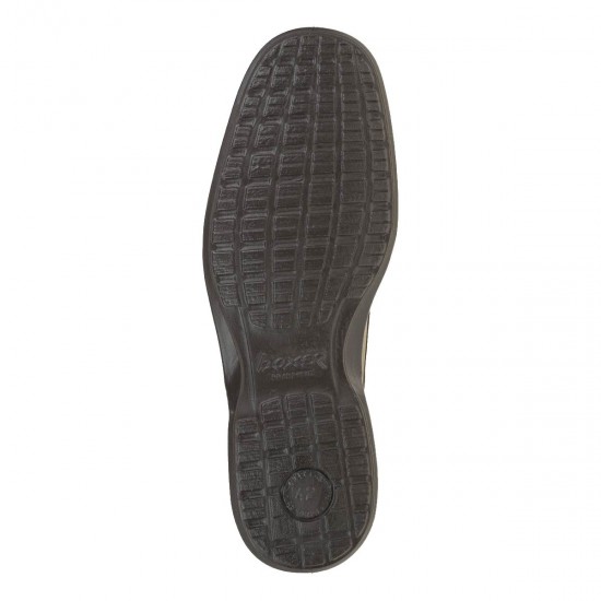 2000324502 Ανδρικό δετό sport comfort δέρμα καφέ