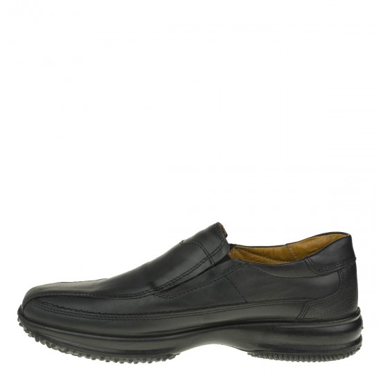 2000324801 Ανδρικό παντοφλέ sport comfort δέρμα μαύρο