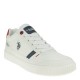 2000327601 Ανδρικό αθλητικό sneakers δετό λευκό/μπλέ/κόκκινο