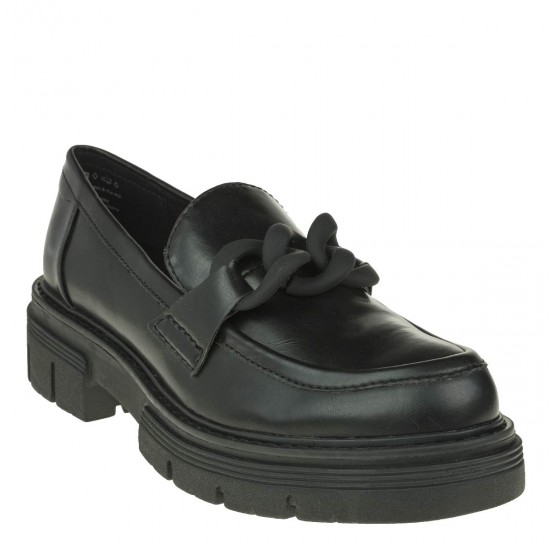 2000328801 Γυναικείο loafers mocassins φλωρεντίκ μαύρο