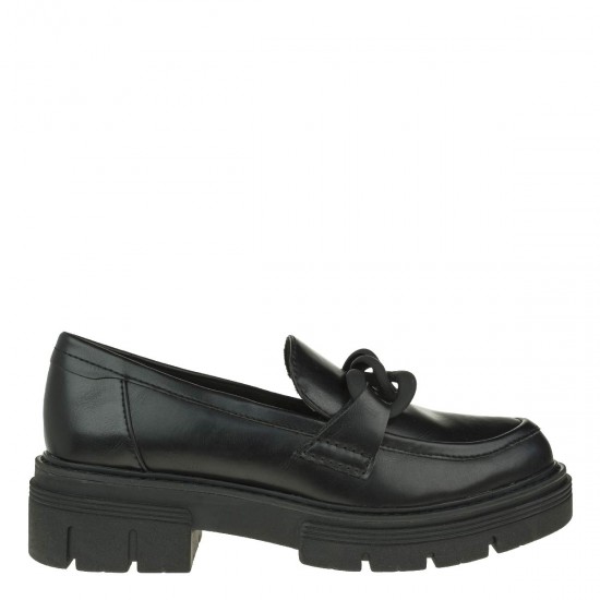 2000328801 Γυναικείο loafers mocassins φλωρεντίκ μαύρο