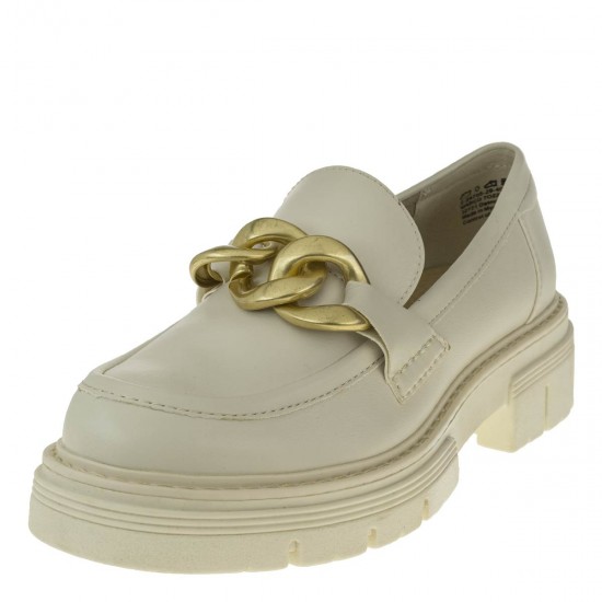 2000328802 Γυναικείο loafers mocassins κρέμ(μπέζ)