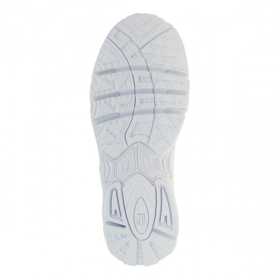 2000336601 Γυναικείο αθλητικό sneakers δετό λευκό