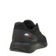 2000336801 Γυναικείο αθλητικό sneakers δετό μαύρο