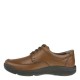 2000341502 Ανδρικό cazual comfort δετό δέρμα ταμπά