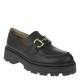 2000341901 Γυναικείο loafers mocassins δέρμα μαύρο