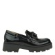 2000342001 Γυναικείο loafers mocassins λουστρίνι μαύρο