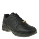 2000342301 Γυναικείο αθλητικό sneakers δετό δέρμα μαύρο