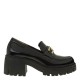 2000344301 Γυναικείο loafers mocassins λουστρίνι μαύρο