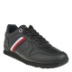 2000347202 Ανδρικό αθλητικό sneakers δετό μαύρο