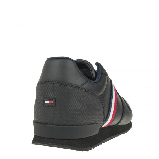 2000347202 Ανδρικό αθλητικό sneakers δετό μαύρο