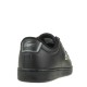2000359601 Γυναικείο αθλητικό sneakers δετό (eco)leather μαύρο