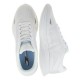 2000360501 Γυναικείο αθλητικό sneakers(μοδ.)χαμηλό δετό λευκό