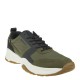 2000360802  Ανδρικό αθλητικό sneakers δετό χακί(λαδί)μαύρο